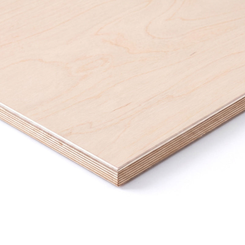 Birch Table Top — corner detail