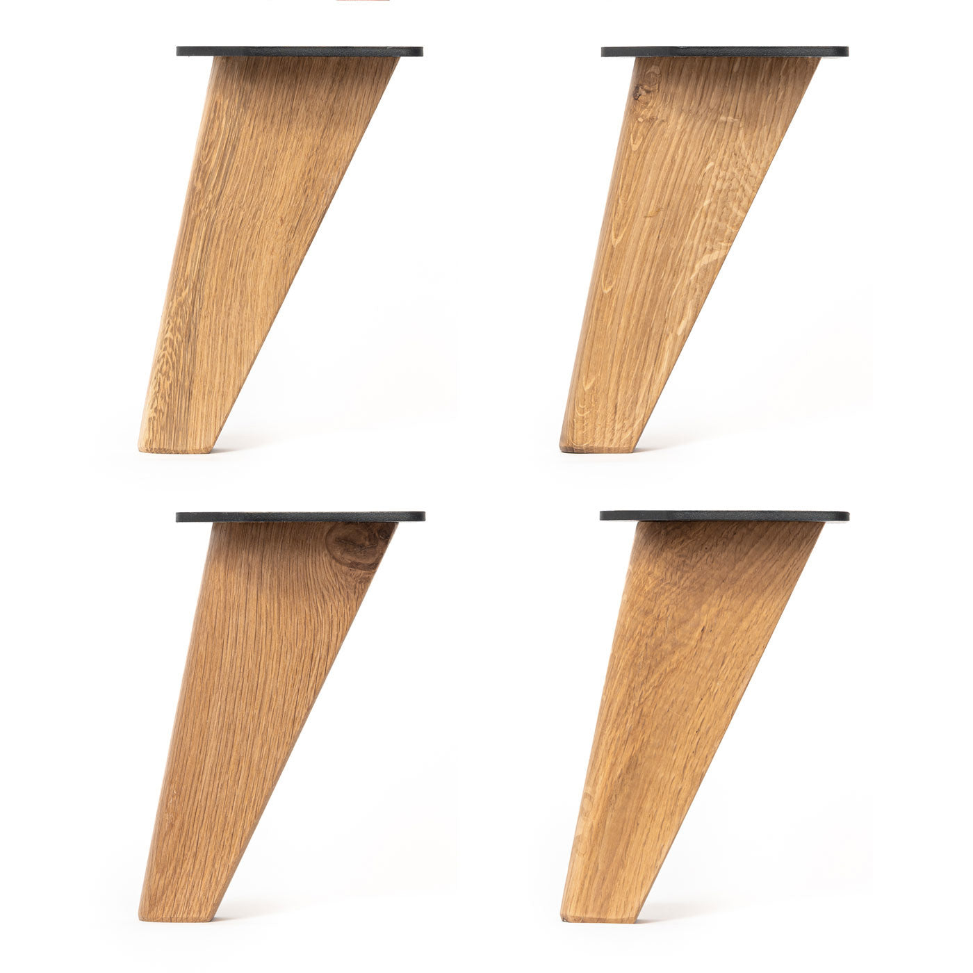 20cm Solid Oak Table Legs – Coffee Table Legs – The Hairpin Leg Co.