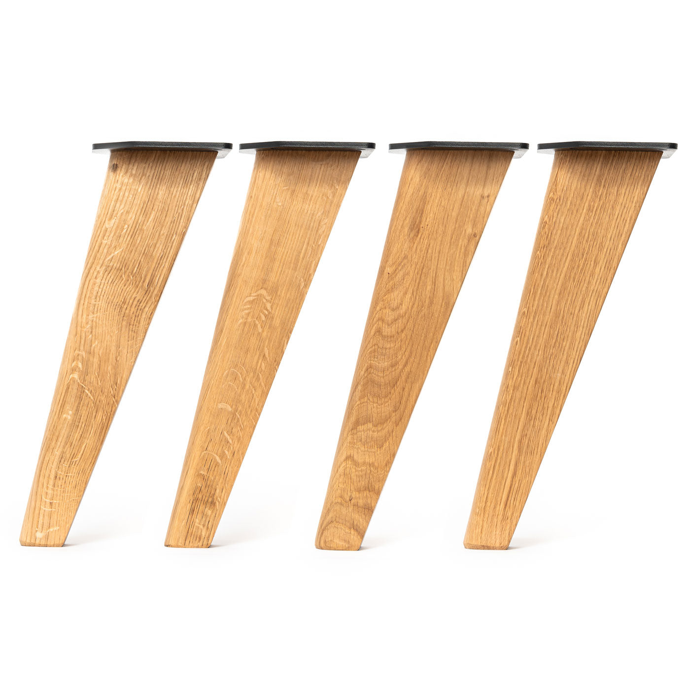 35cm Tapered Oak Table Legs