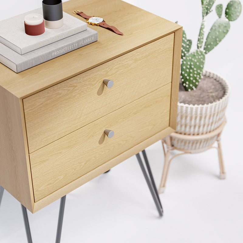 Conical 18mm Knob-Industrial Nickel--The Hairpin Leg Co.