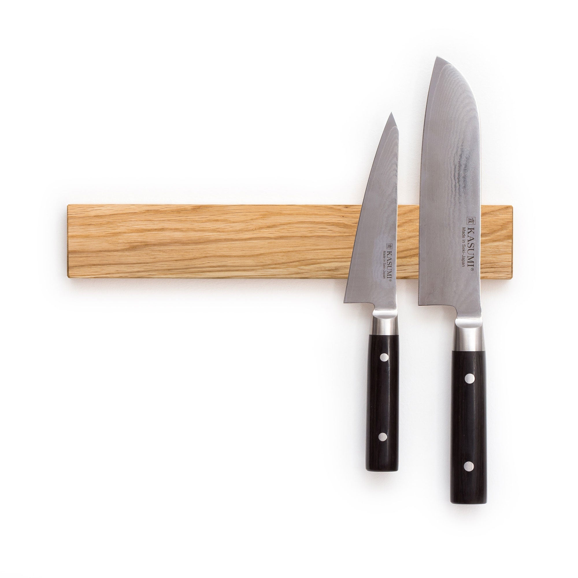 Magnetic Wooden Knife Rack-Oak-30cm / 12"-The Hairpin Leg Co.