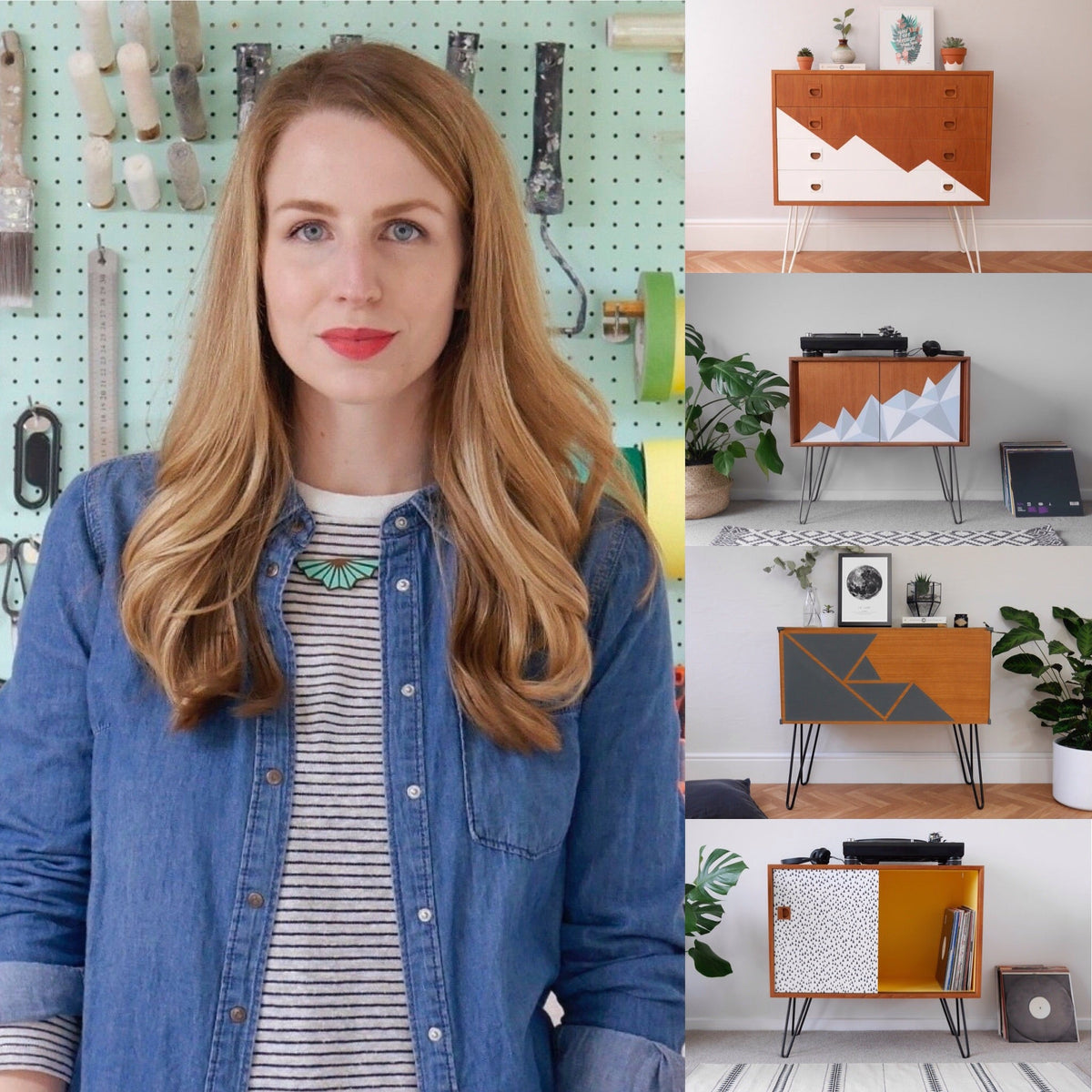 Design pin-ups: Upcycling with Elizabeth Dot Design
