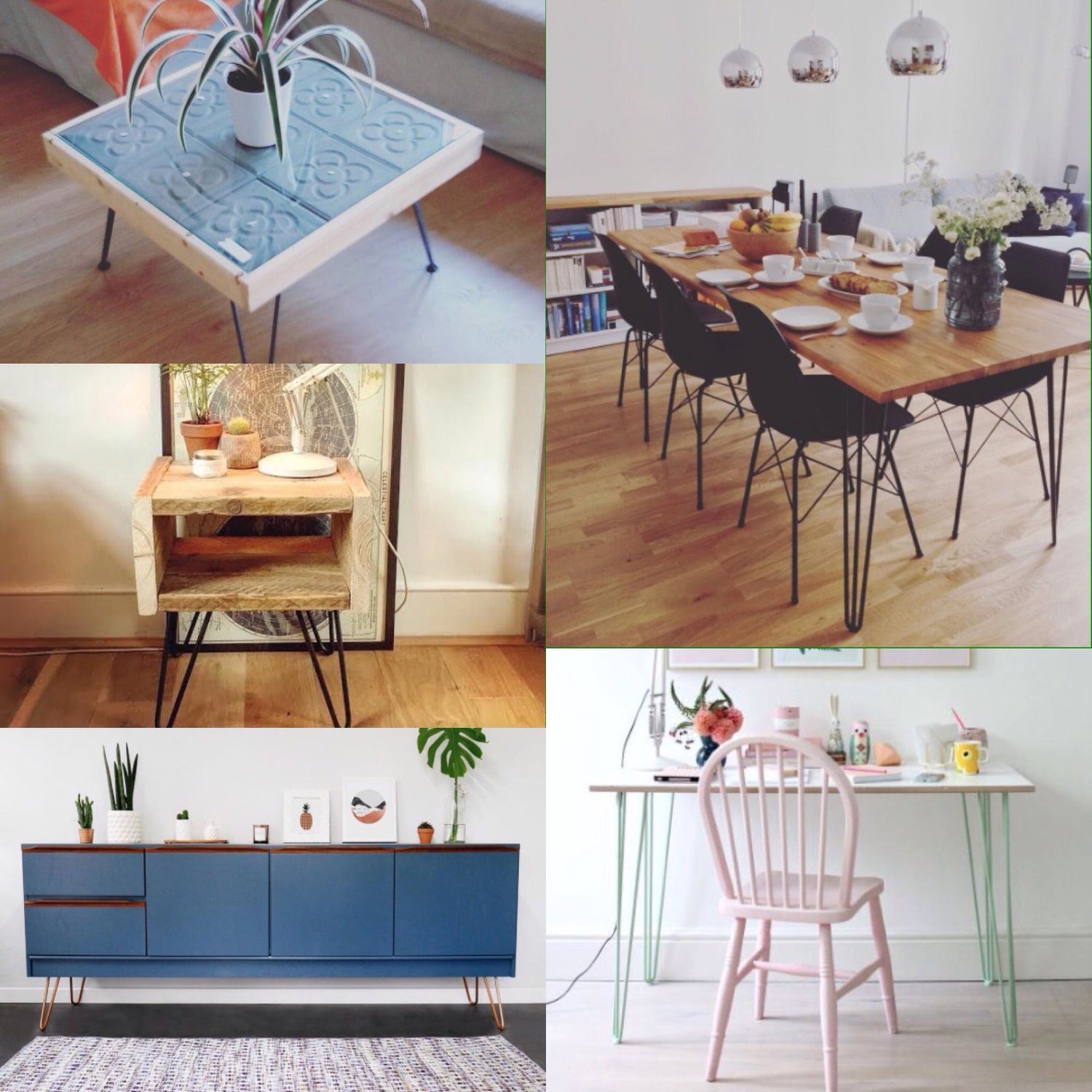 Leg selector: Which hairpin legs to use for your project - The Hairpin Leg Co.