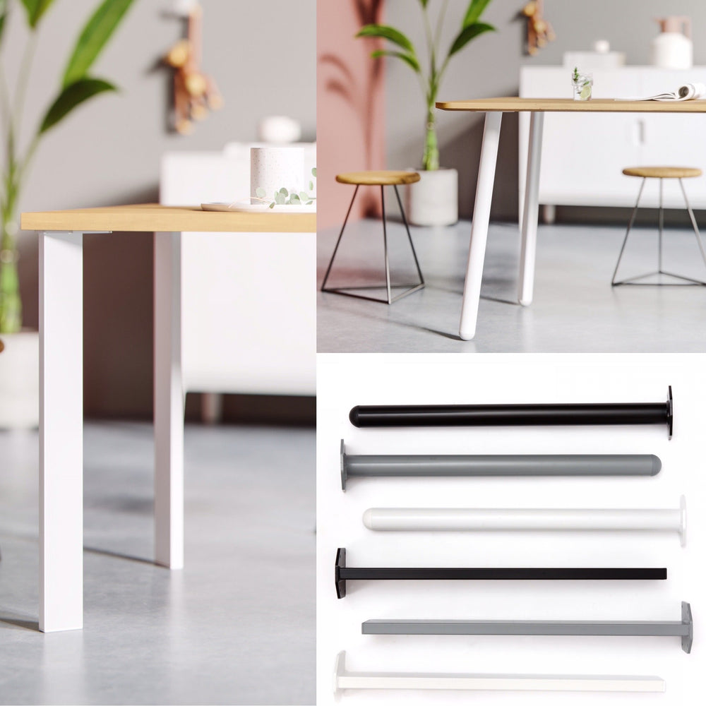New: Single pin table legs