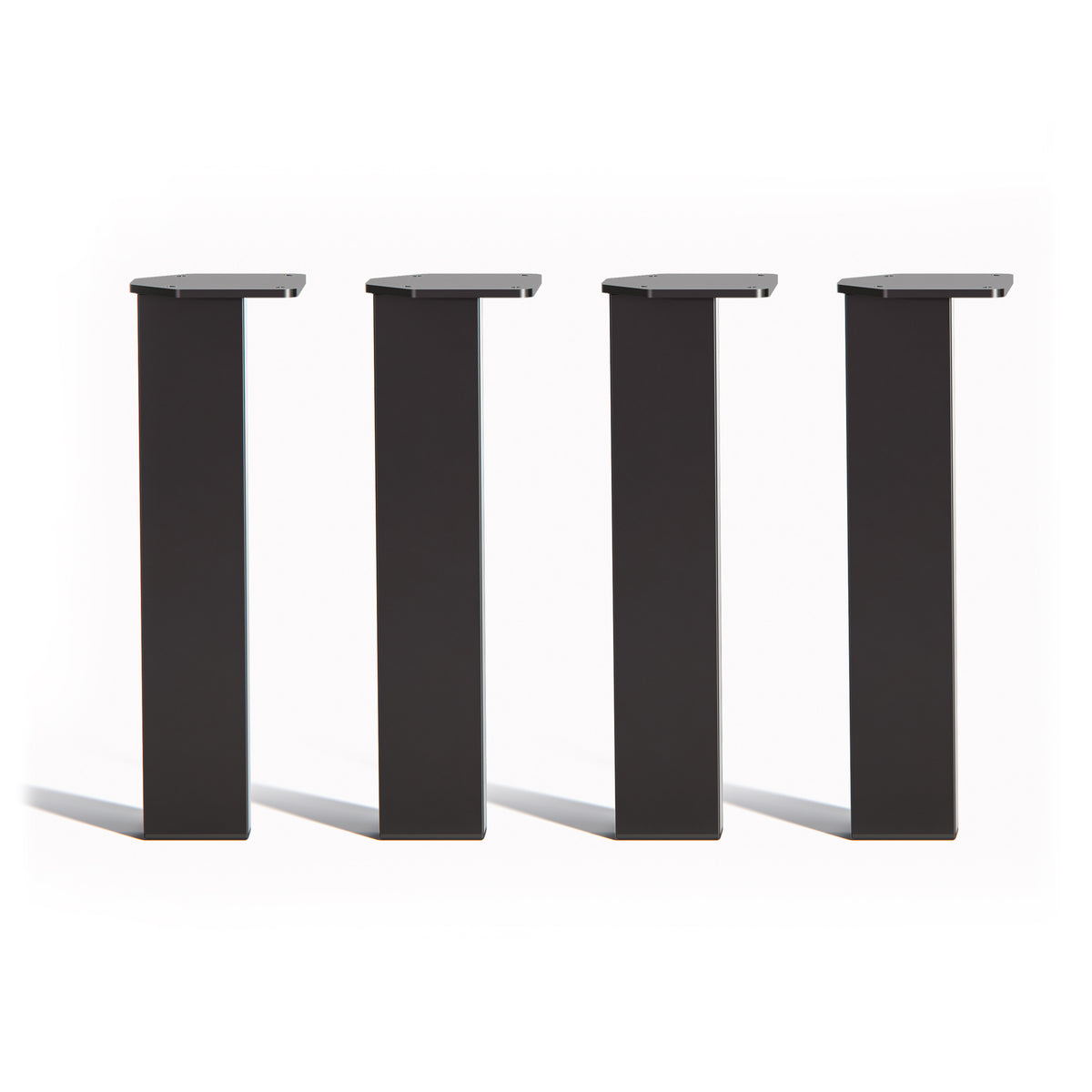 Single Pin Box Section Bench Legs – Scandinavian Inspired Furniture