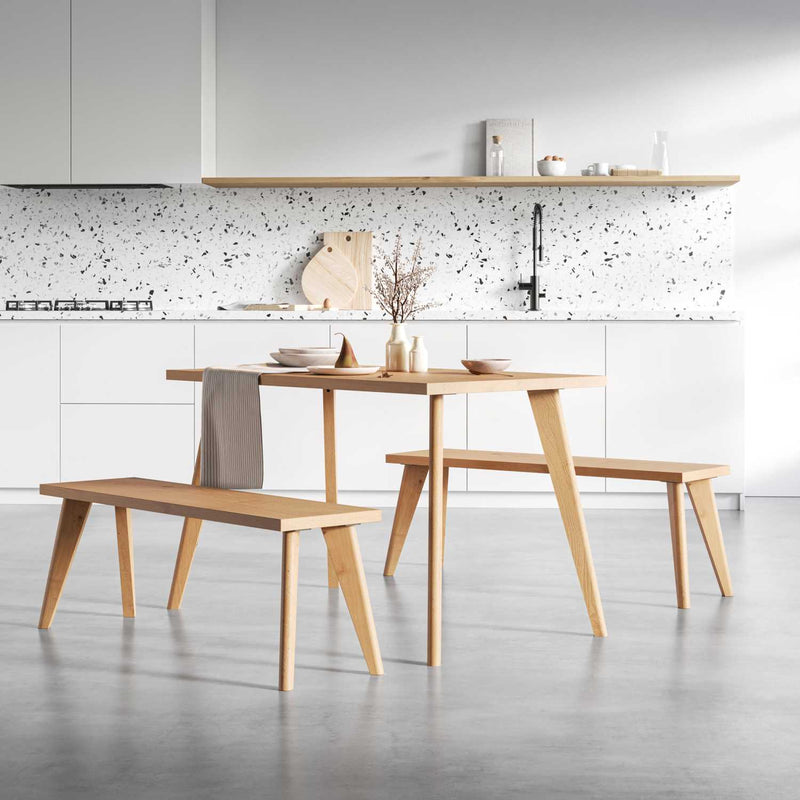 71cm Tapered Oak Table Legs