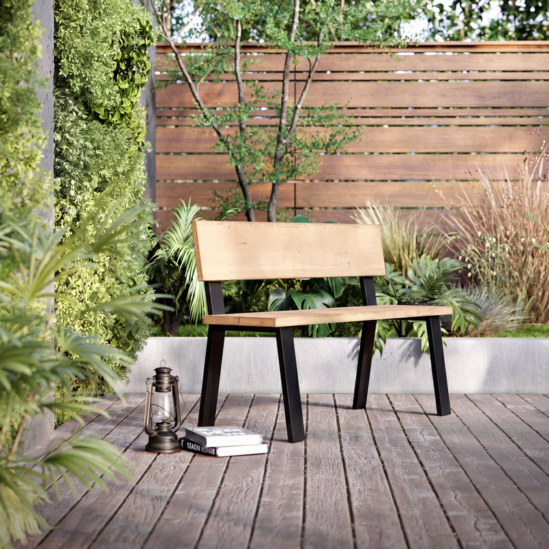 Outdoor Back Bench