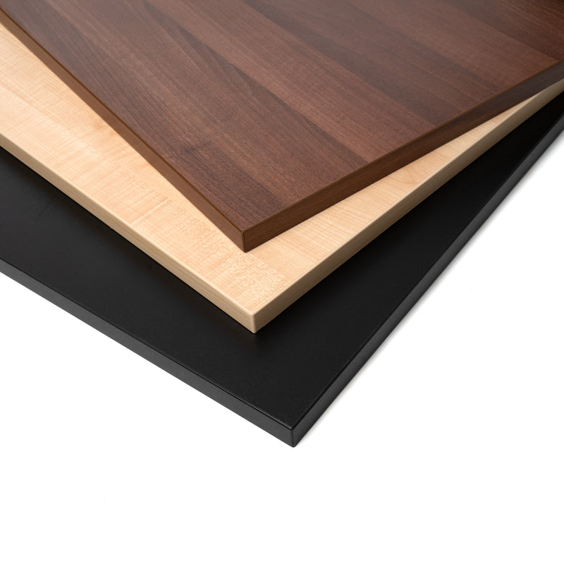 Black Melamine Laminate Table Top