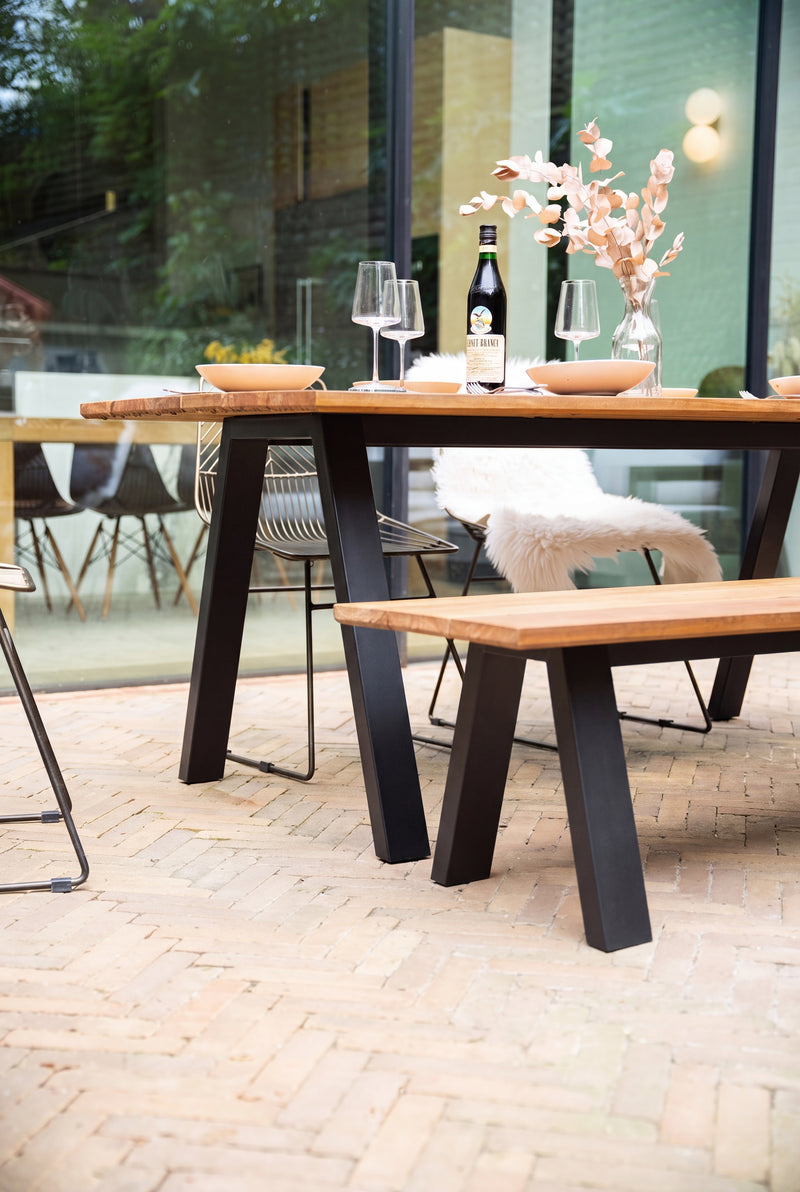 Outdoor Quad Frame | 71cm Table