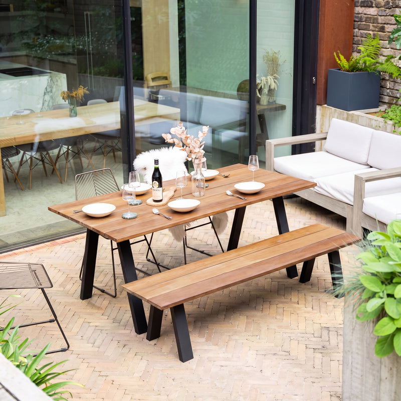 Outdoor Quad Frame | 71cm Table