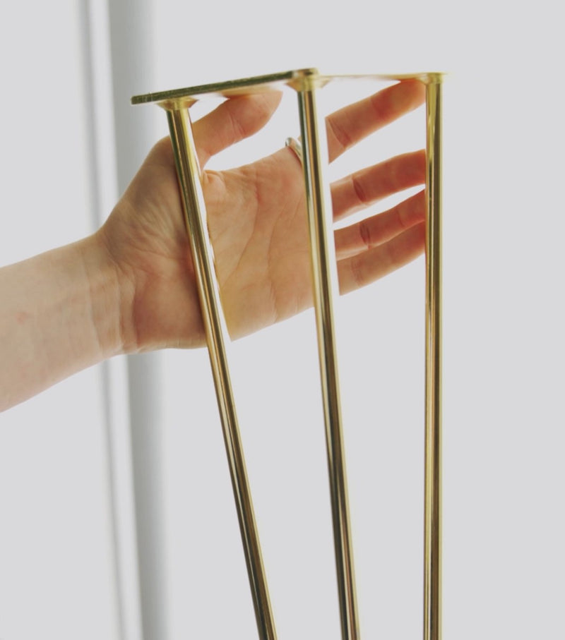 Gold Vs Satin Brass Hairpins