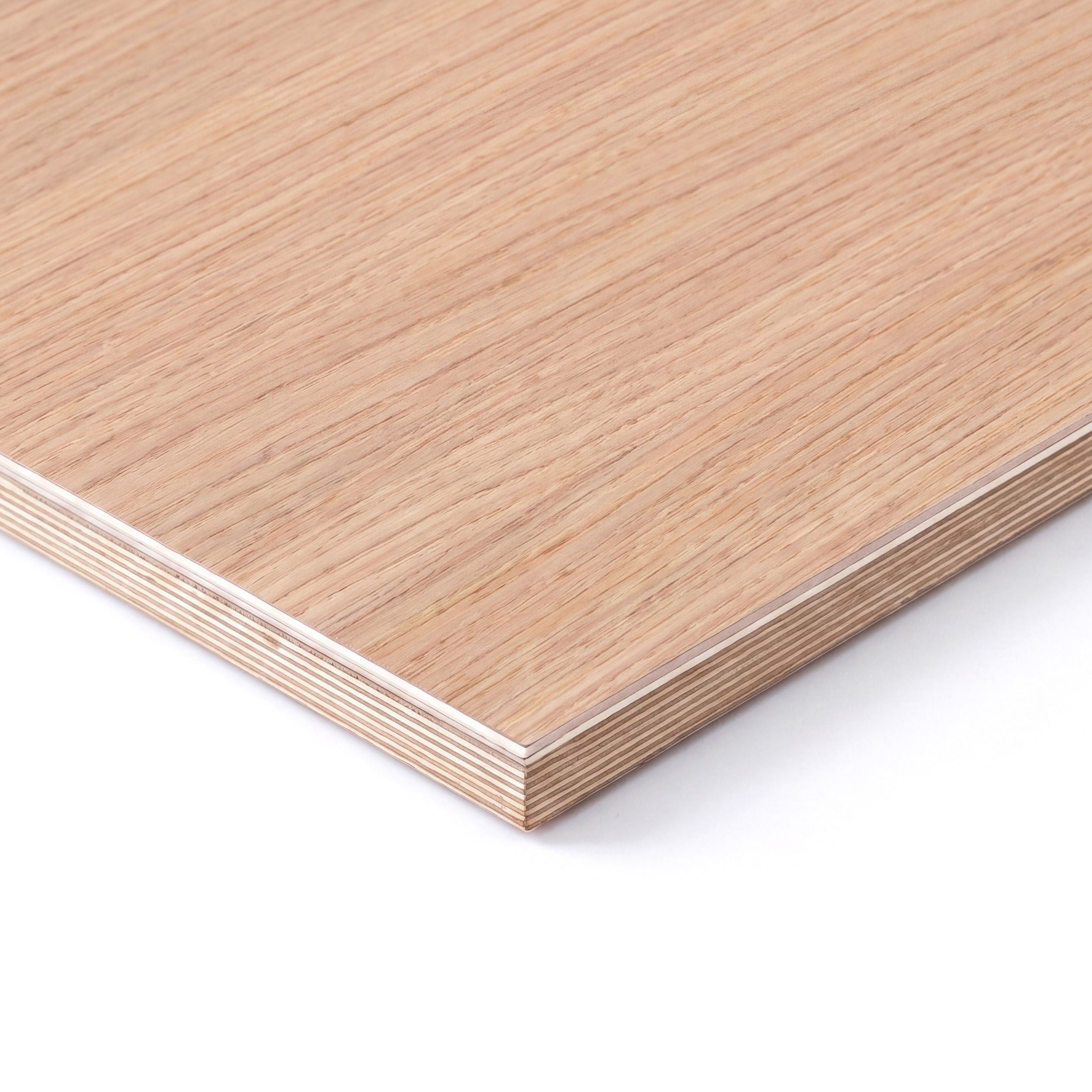 Oak Table Top — corner detail