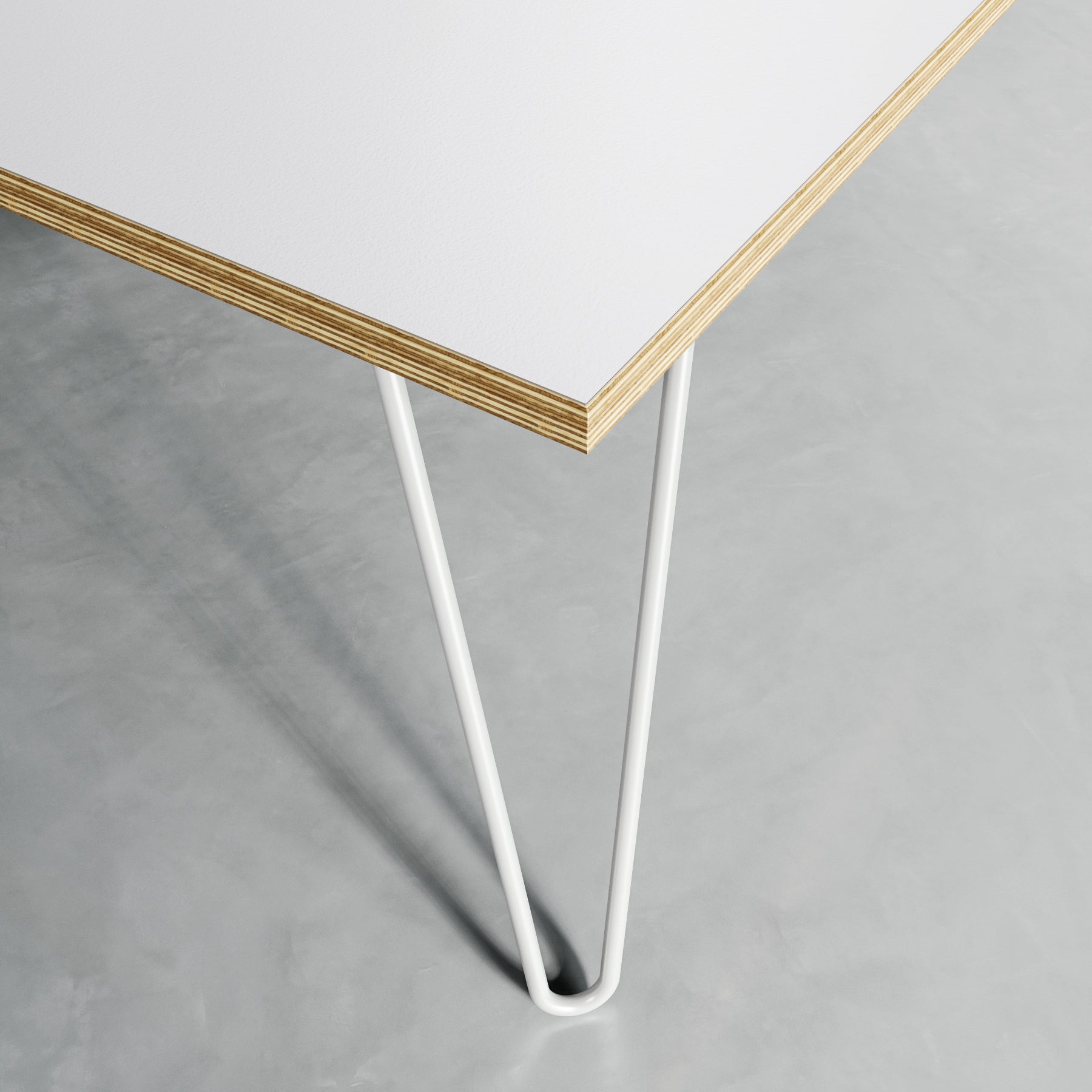 Hairpin Bench-White--The Hairpin Leg Co.