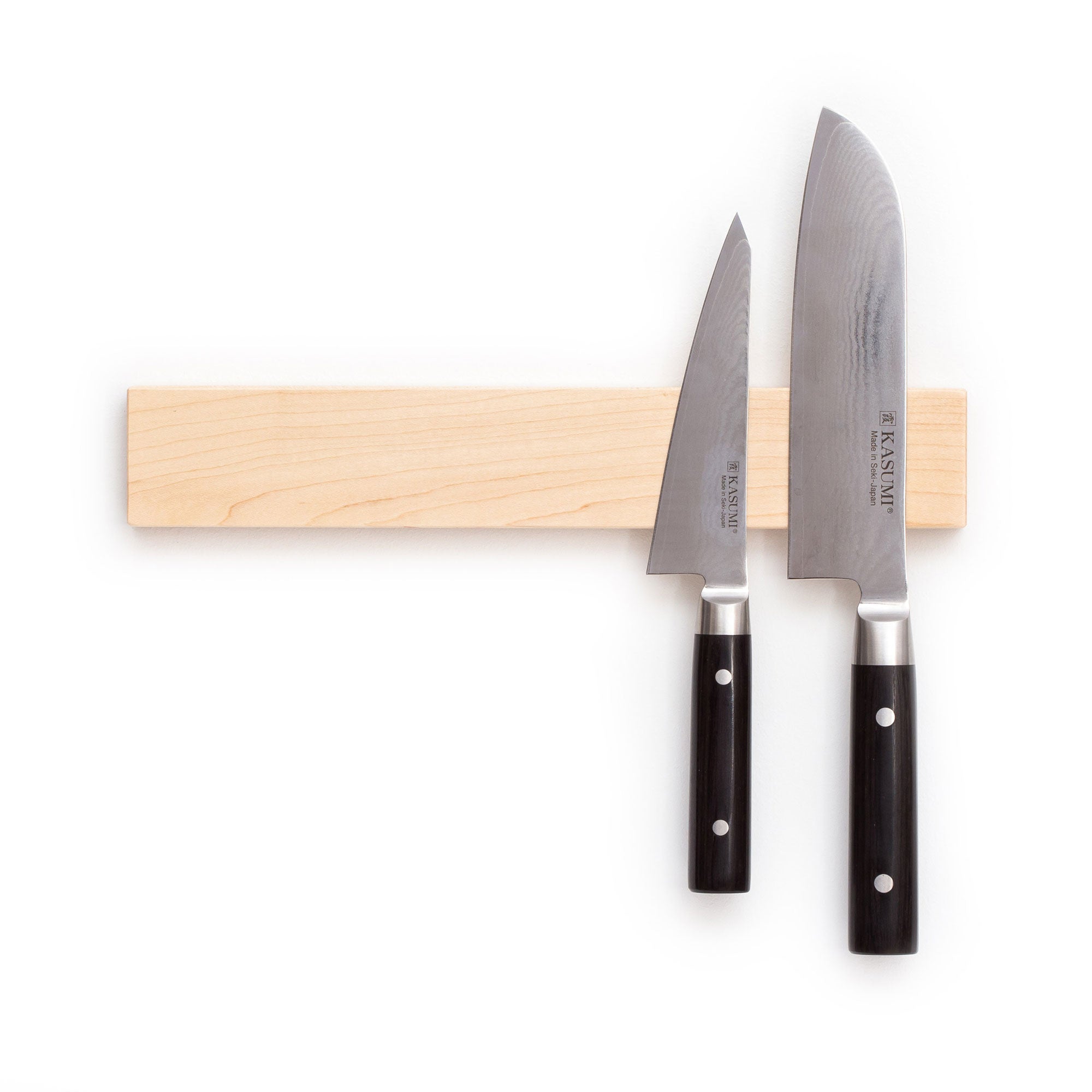 Magnetic Wooden Knife Rack-Maple-45cm / 18"-The Hairpin Leg Co.