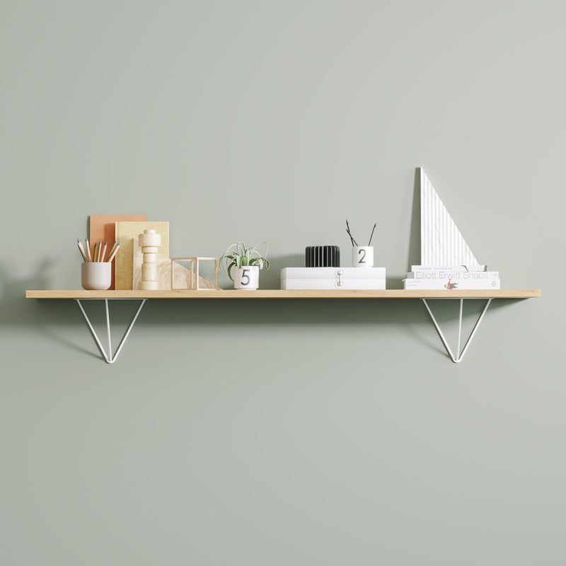 Prism Shelf-White--The Hairpin Leg Co.