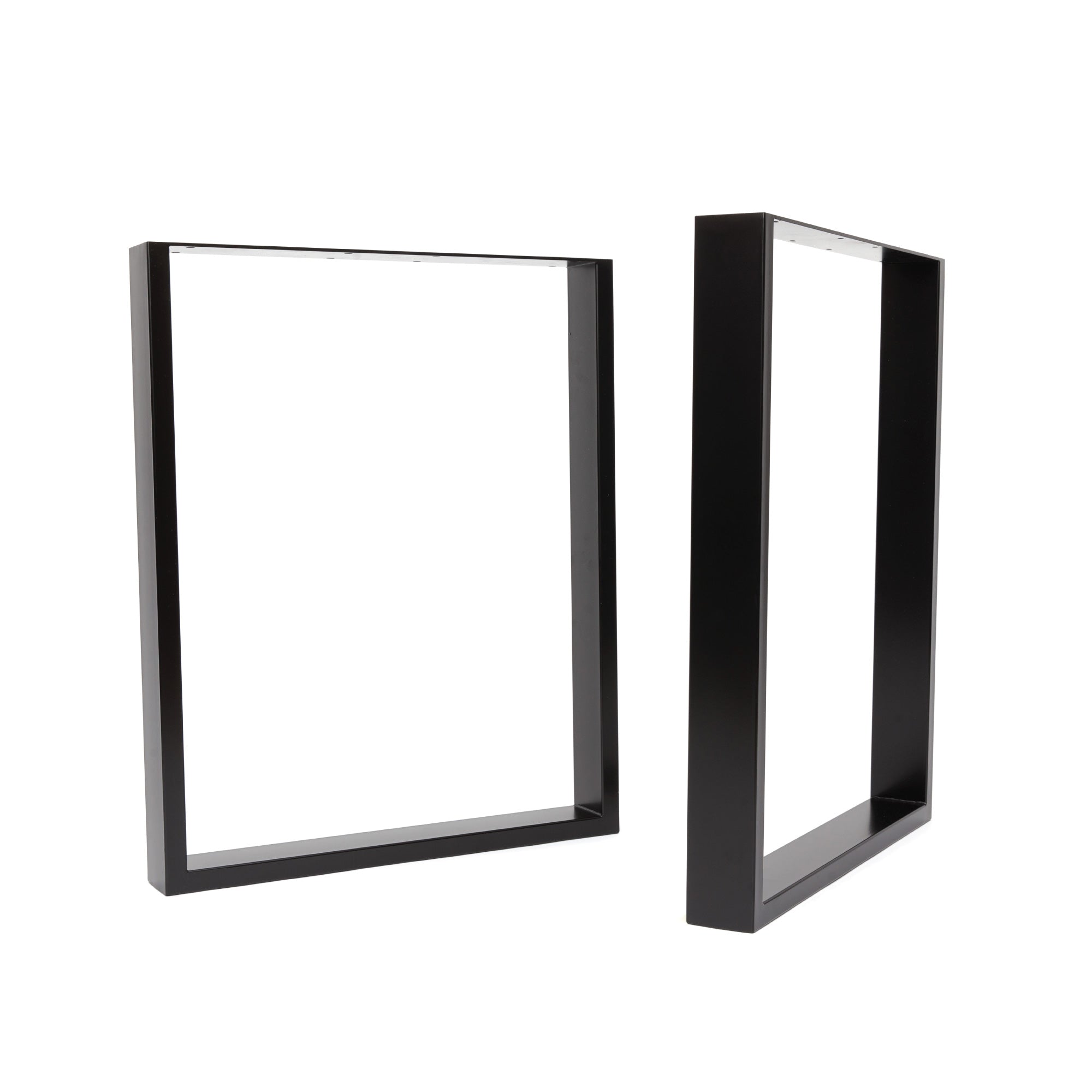 Square Industrial legs-Table (H71cm x W58cm)-Black-The Hairpin Leg Co.