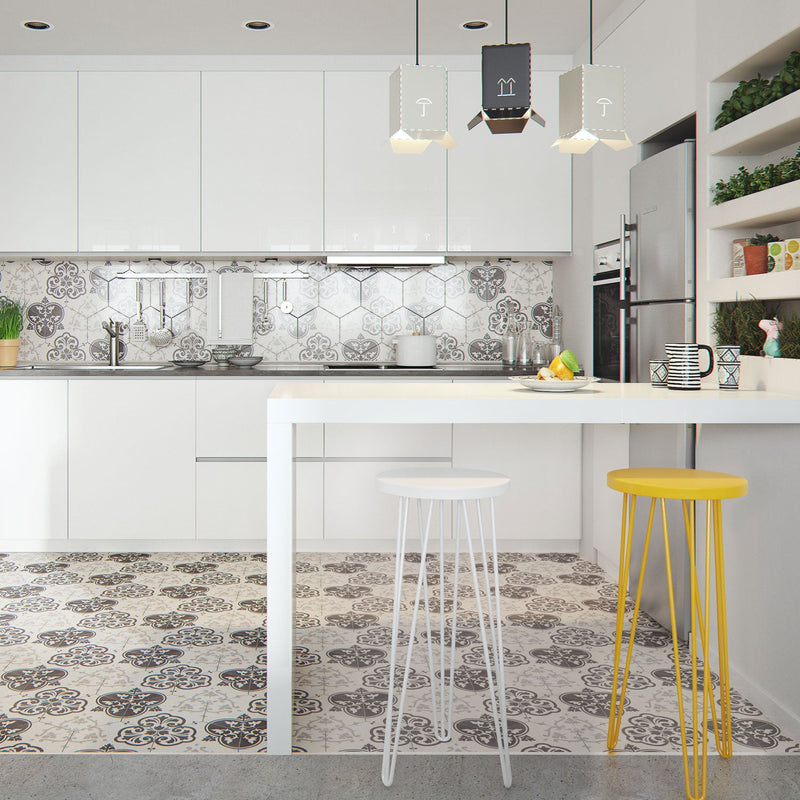 Yellow Hairpin Legs-28" / 71cm - Desk & Dining Table-3 Rod-The Hairpin Leg Co.