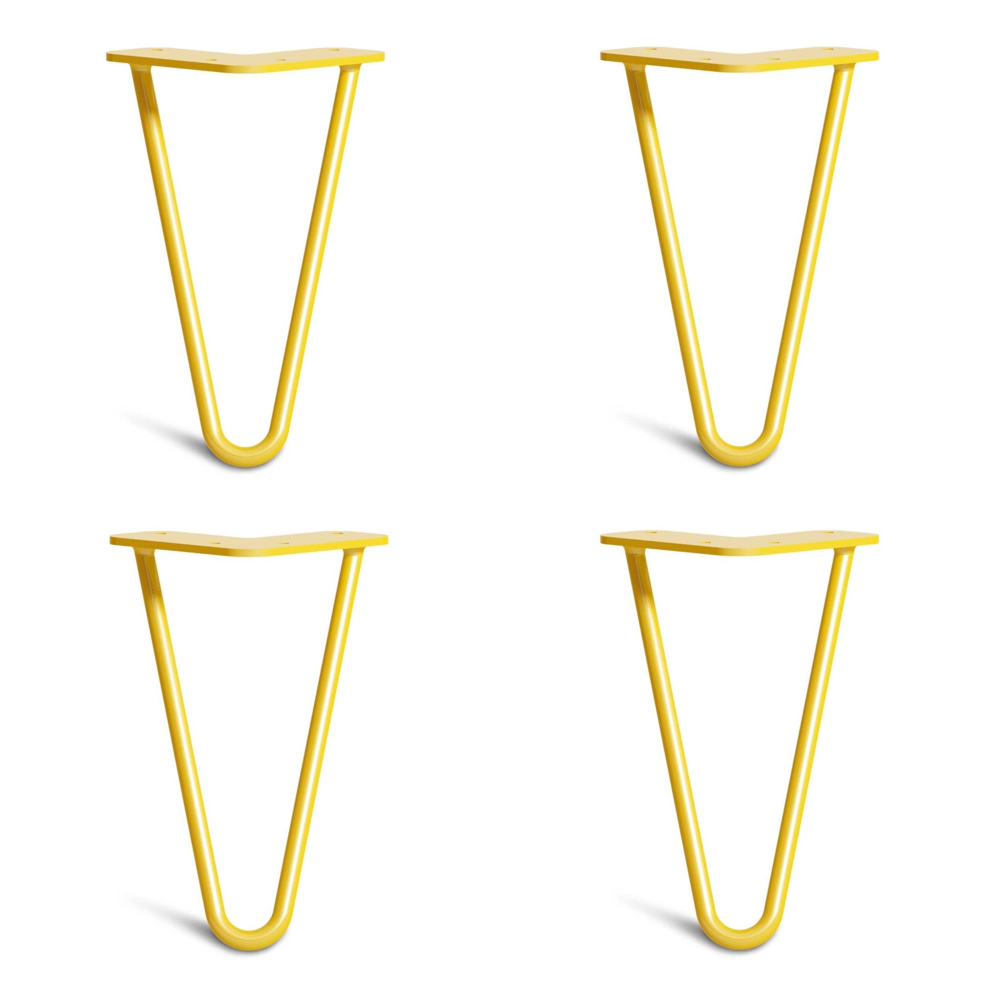 Yellow Hairpin Legs-8" / 20cm - Cabinet-2 Rod-The Hairpin Leg Co.
