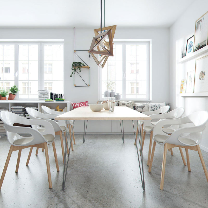 Zinc Hairpin Legs-4" / 10cm - Furniture Feet-2 Rod-The Hairpin Leg Co.